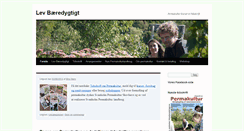 Desktop Screenshot of levbaeredygtigt.dk